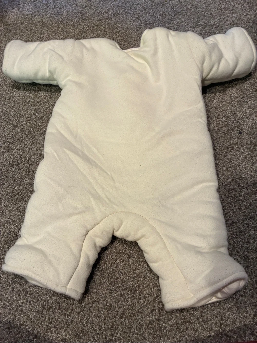 (2) Baby Merlin’s Magic Sleepsuit - Cream, Size Large: 6-9 Months, 18-21 Pounds